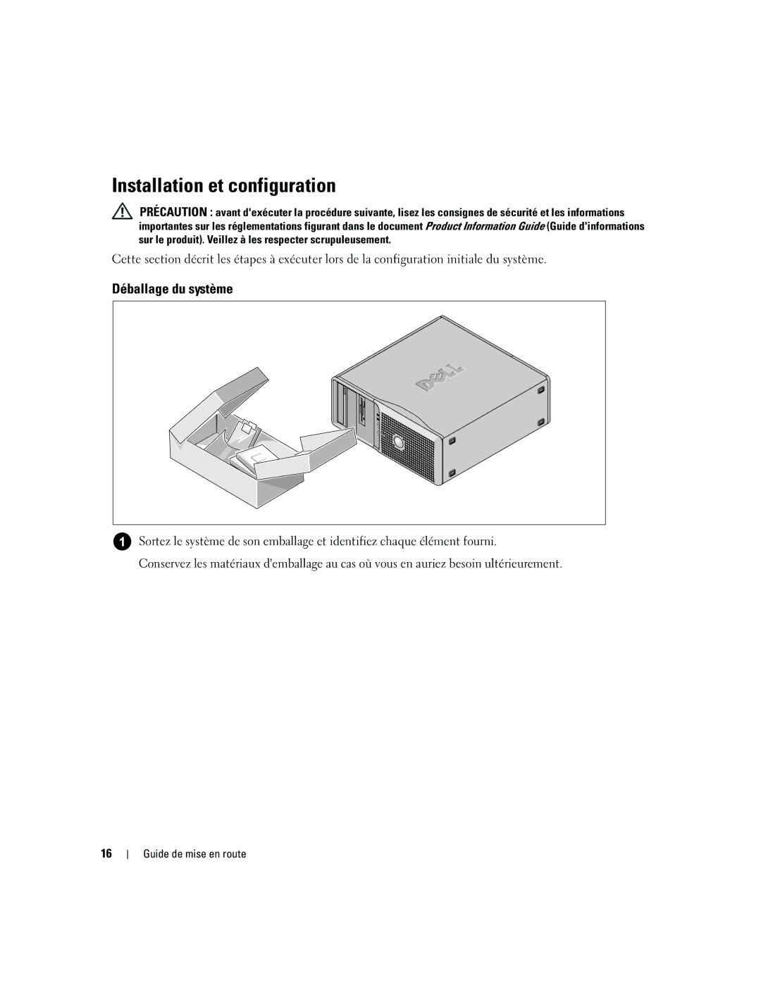 Dell DCTA manual Installation et configuration 