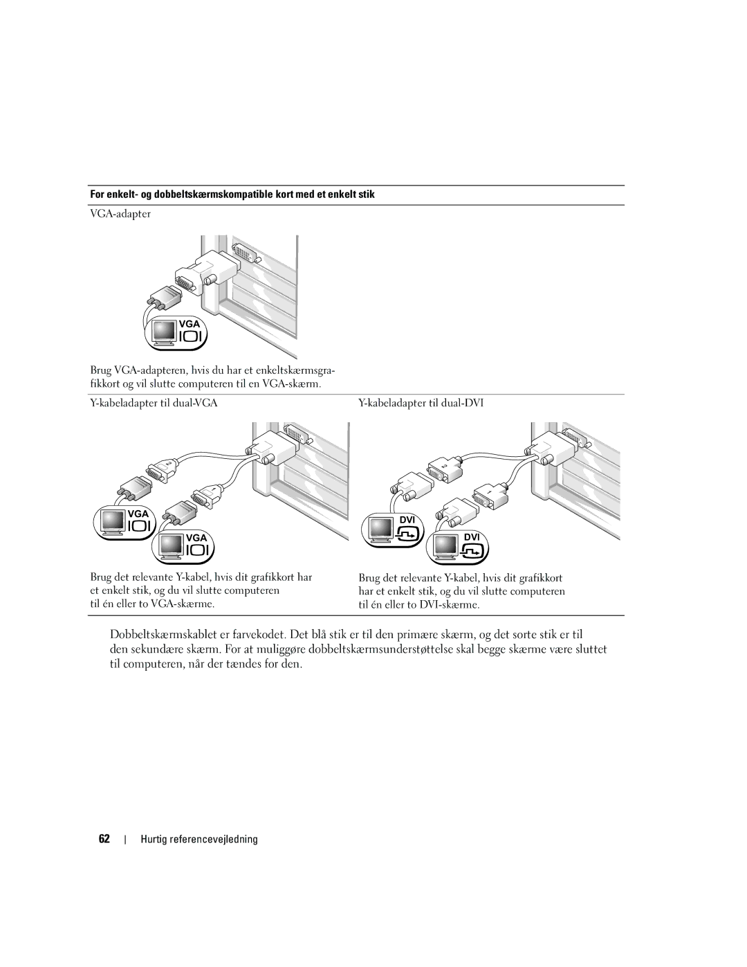 Dell DCTA manual VGA-adapter 