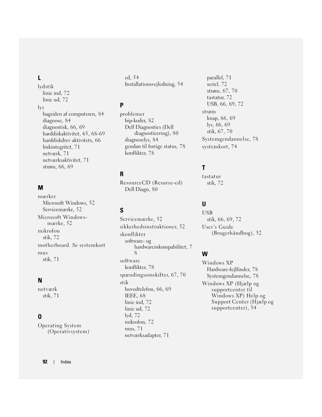 Dell DCTA manual Usb 