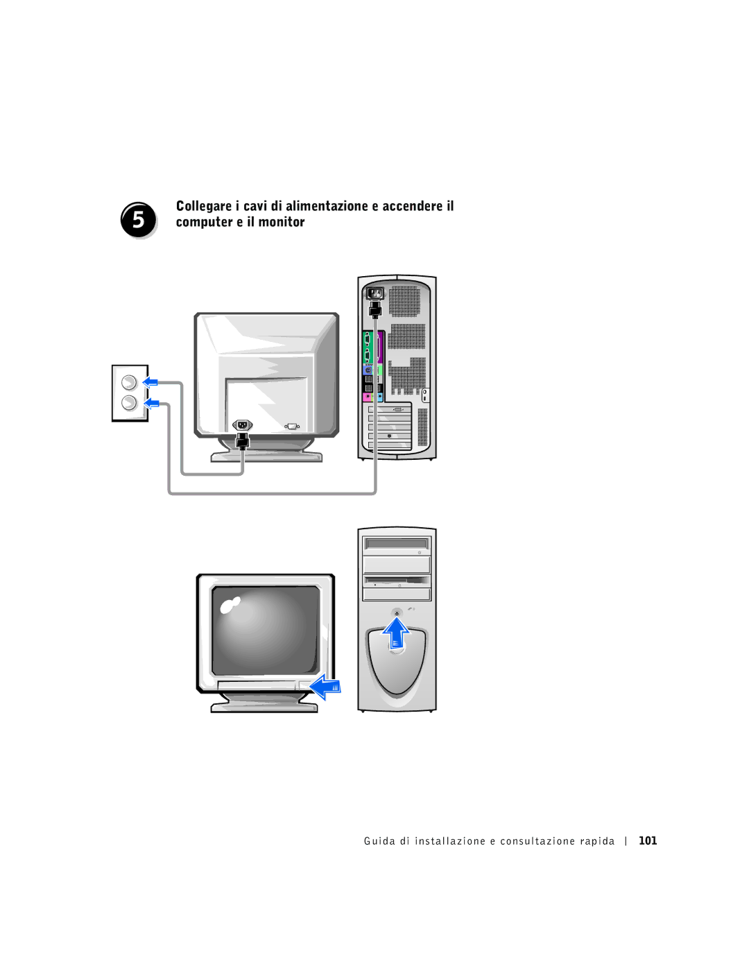 Dell dell precision manual Guida di installazione e consultazione rapida 101 