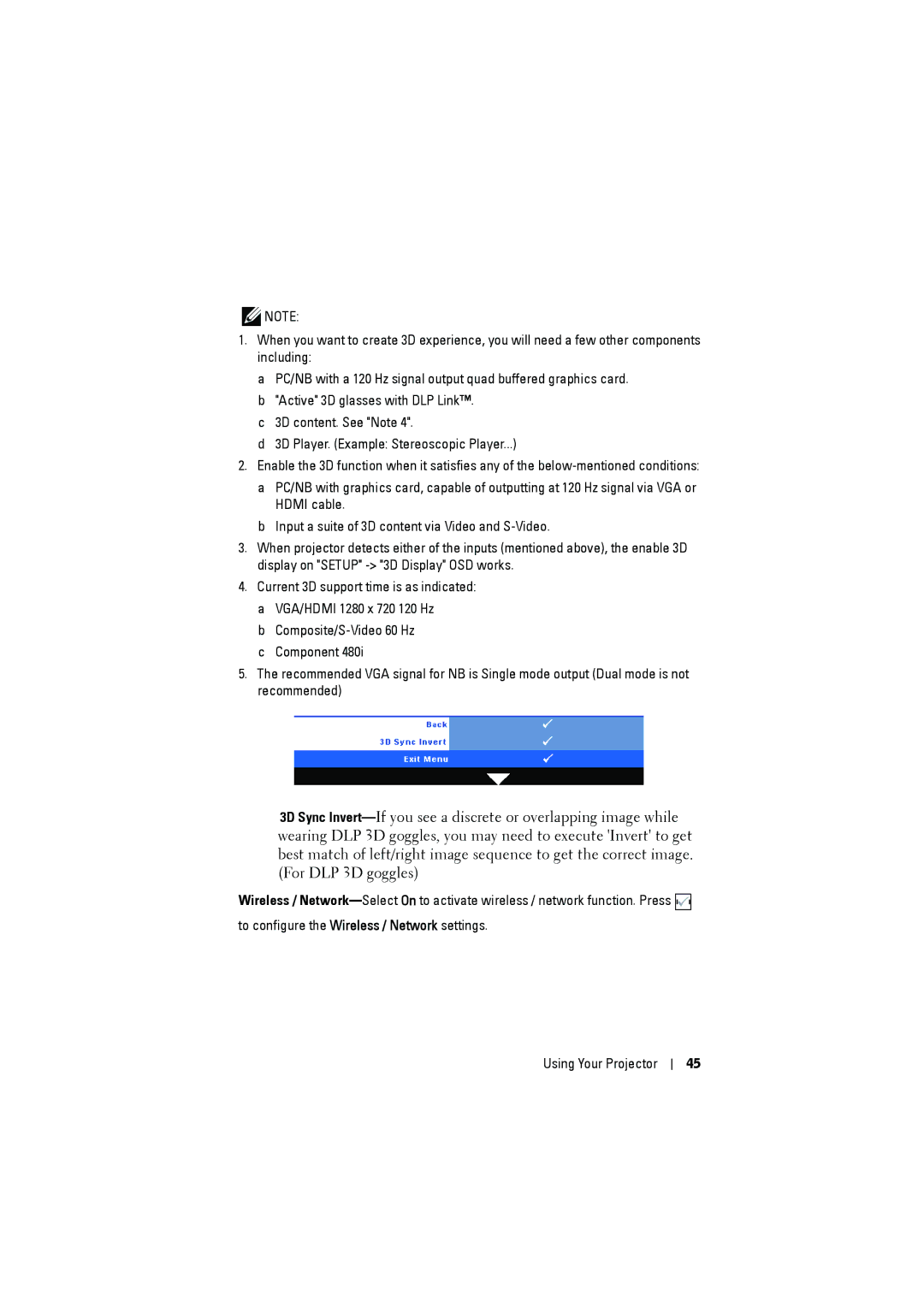 Dell dell projector manual 