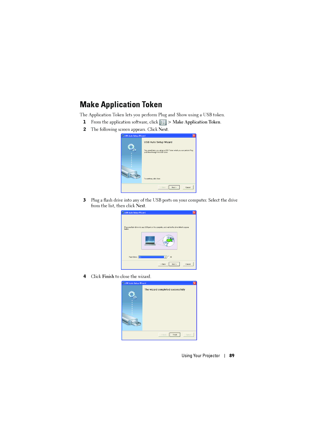 Dell dell projector manual Make Application Token 