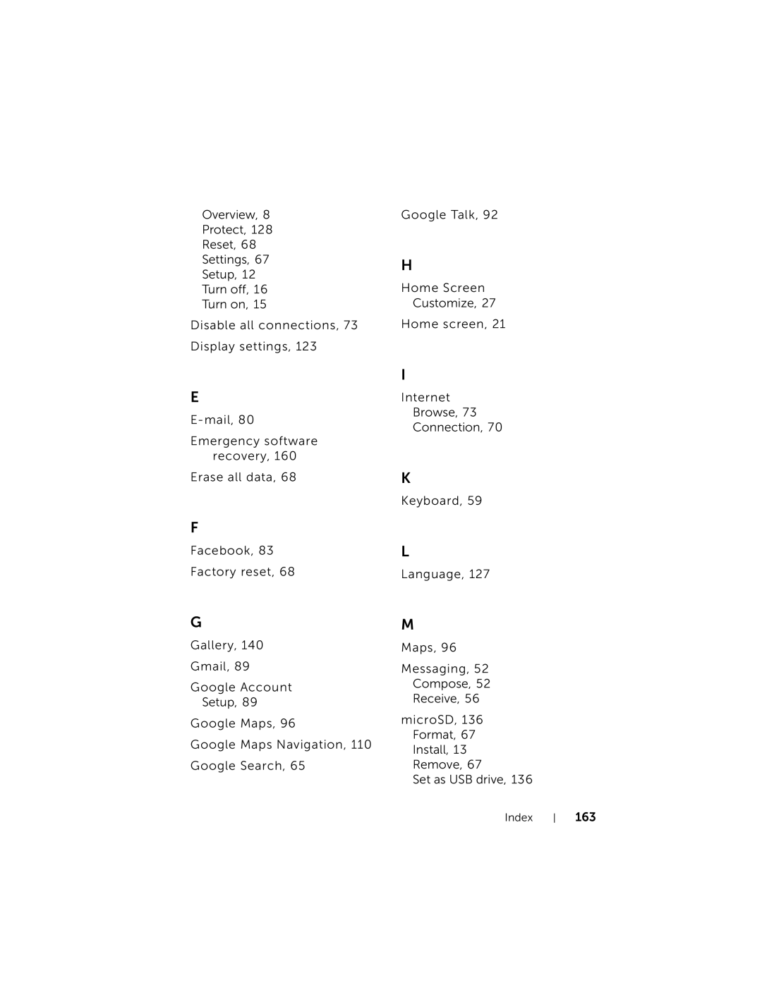 Dell STRK7-3107, DELLSTREAK7TMOBILEBLACK user manual 163 