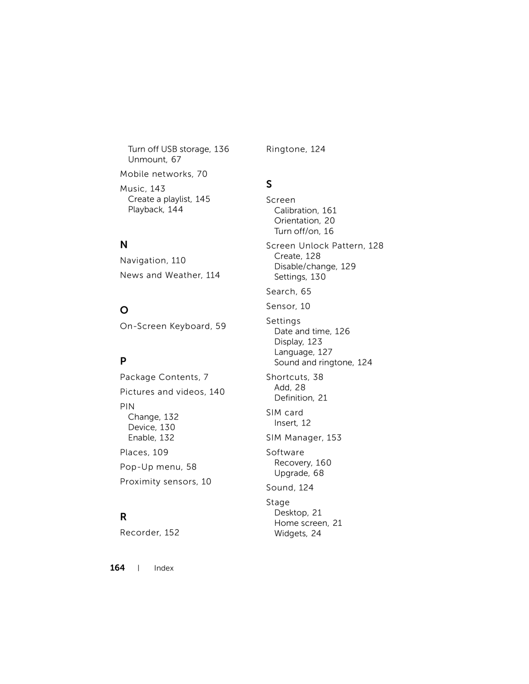 Dell DELLSTREAK7TMOBILEBLACK, STRK7-3107 user manual Pin 