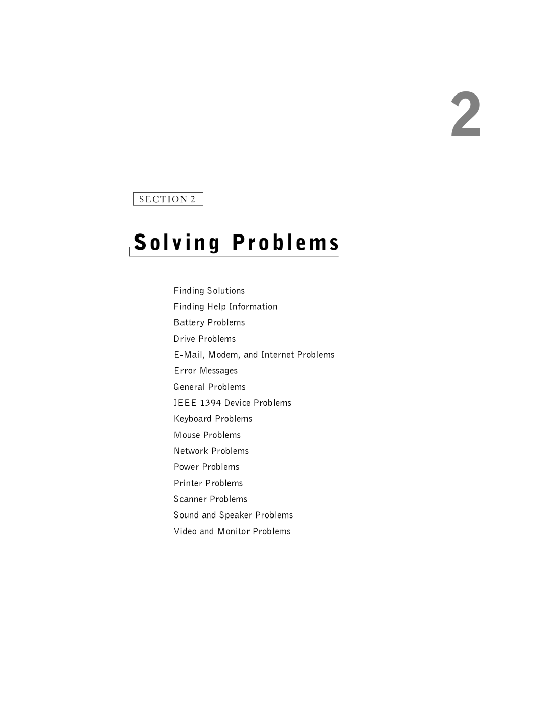 Dell K0004, DHM manual Solving Problems 