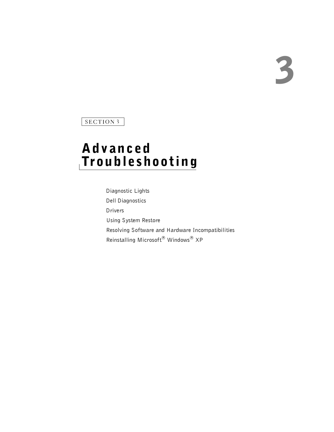 Dell K0004, DHM manual Advanced Troubleshooting 