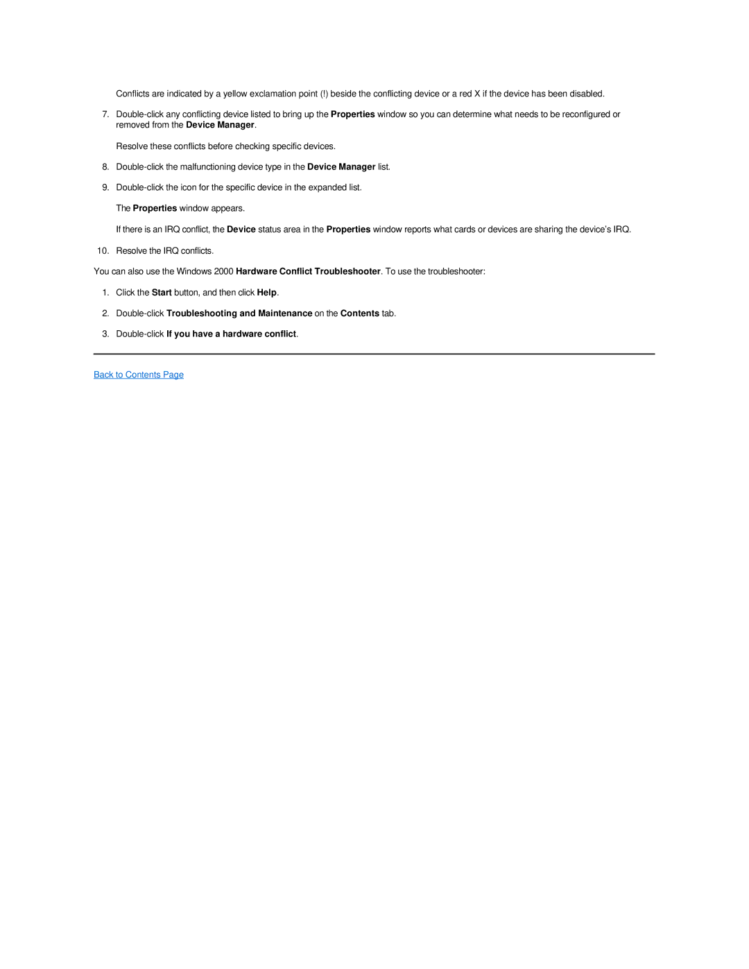 Dell Dimension 2100 technical specifications Back to Contents 