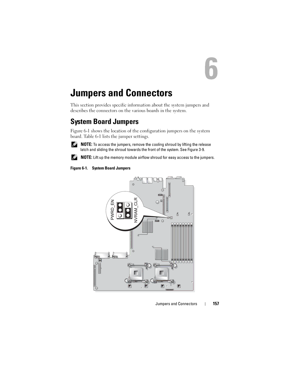 Dell DL2000 owner manual System Board Jumpers Jumpers and Connectors 