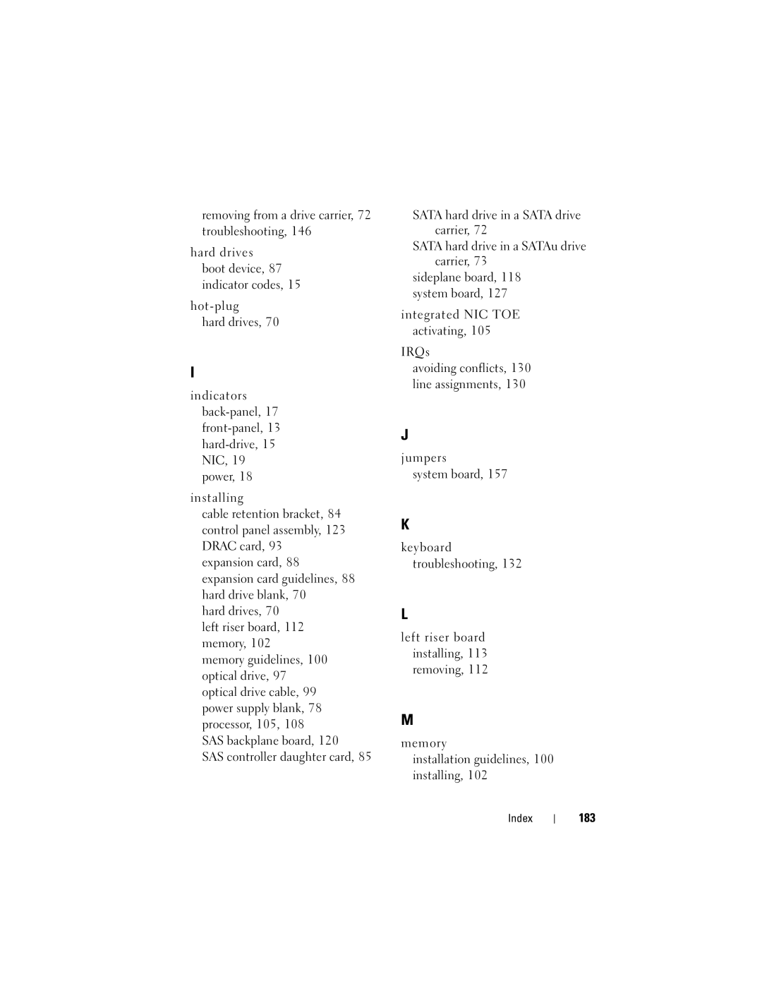 Dell DL2000 owner manual 183 