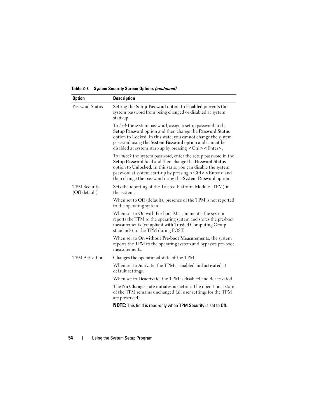 Dell DL2000 Start-up, Password using the System Password option and cannot be, To the operating system, Measurements 