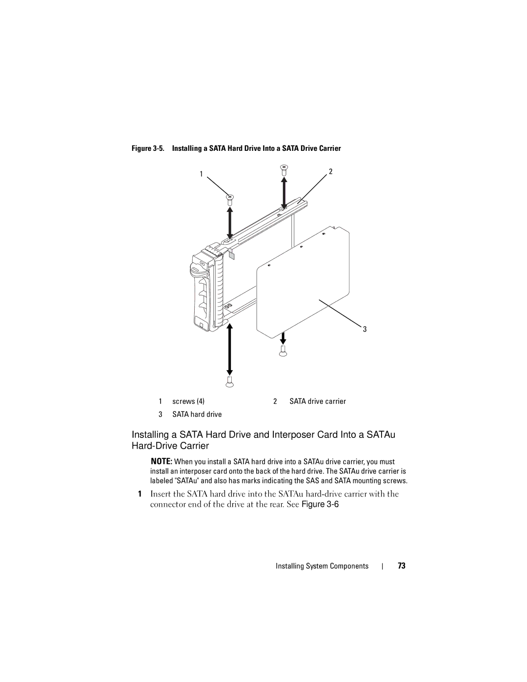 Dell DL2000 owner manual Sata hard drive 