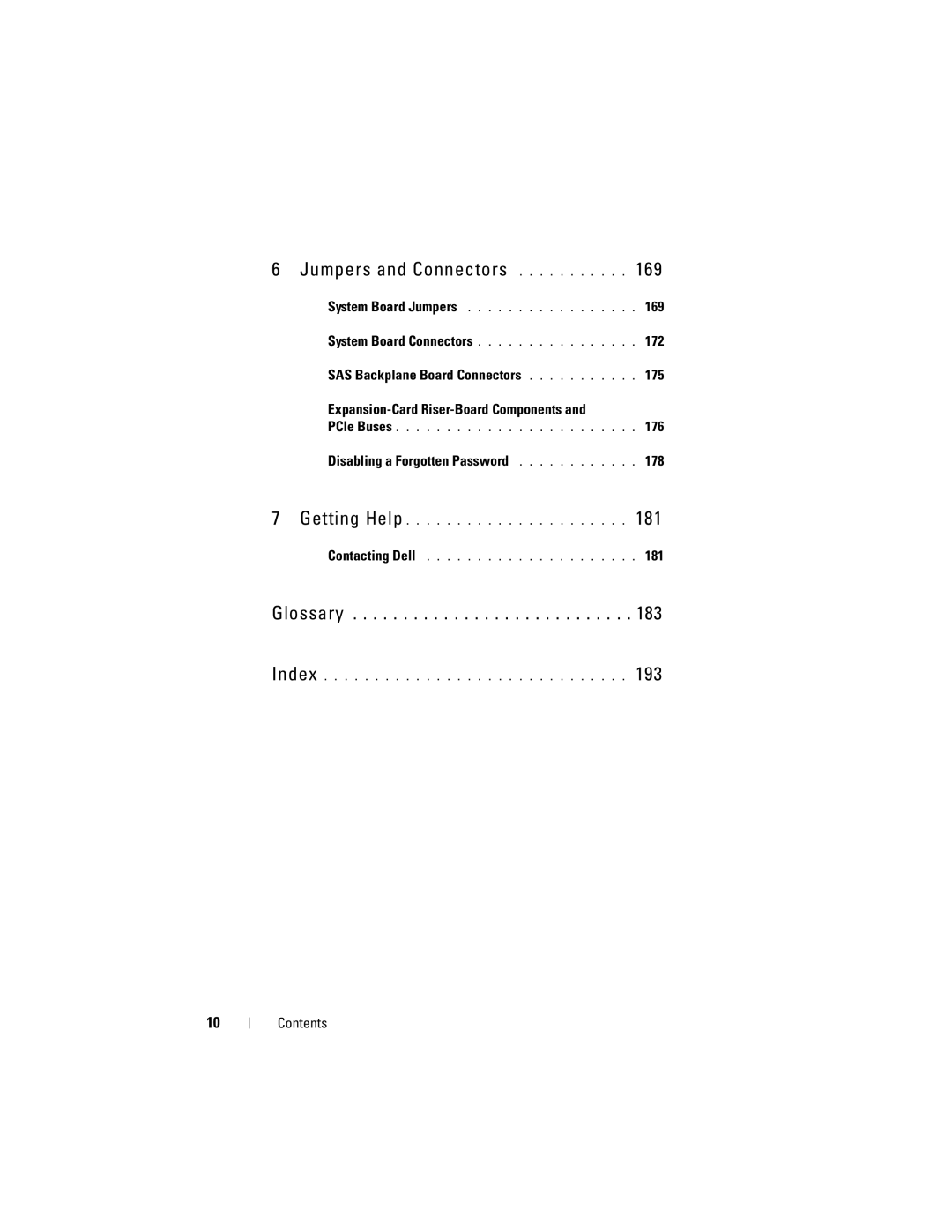 Dell DL2100 owner manual Jumpers and Connectors, Disabling a Forgotten Password 