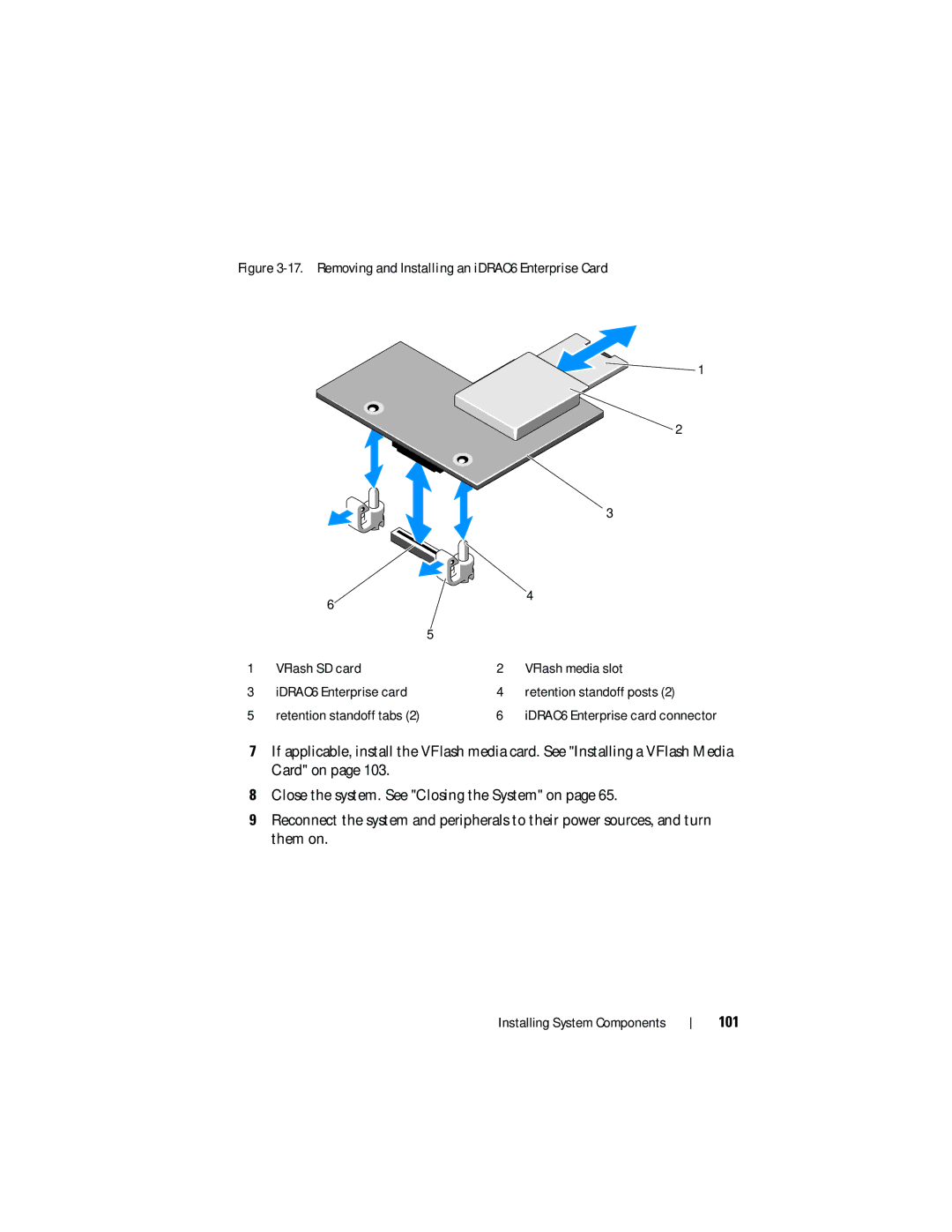 Dell DL2200 owner manual Retention standoff posts 