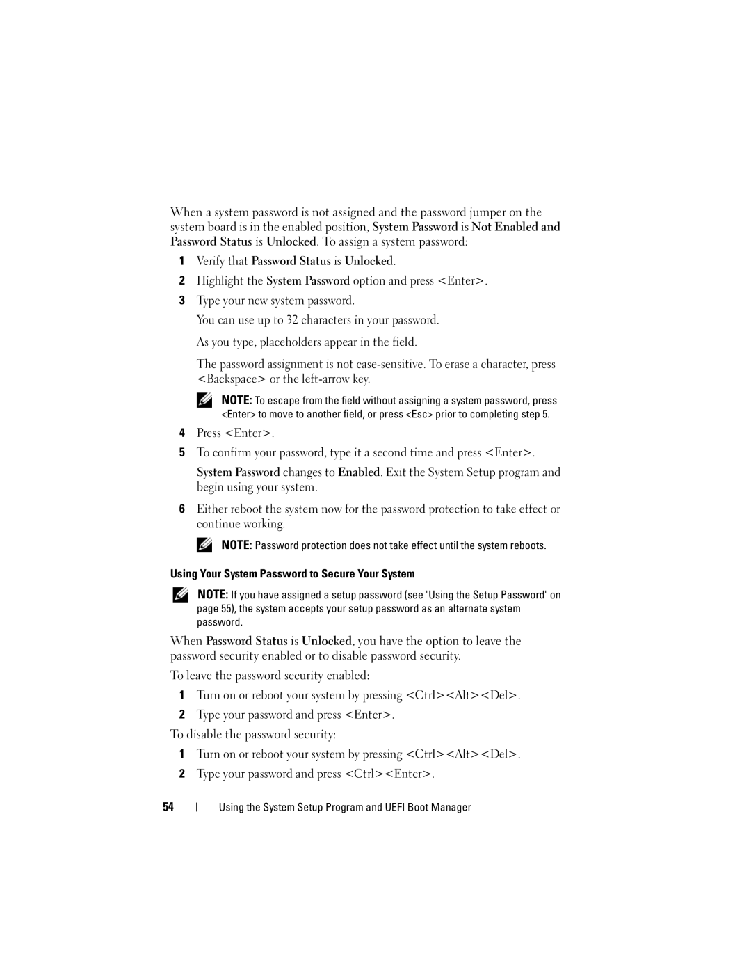 Dell DL2200 owner manual Using the System Setup Program and Uefi Boot Manager 