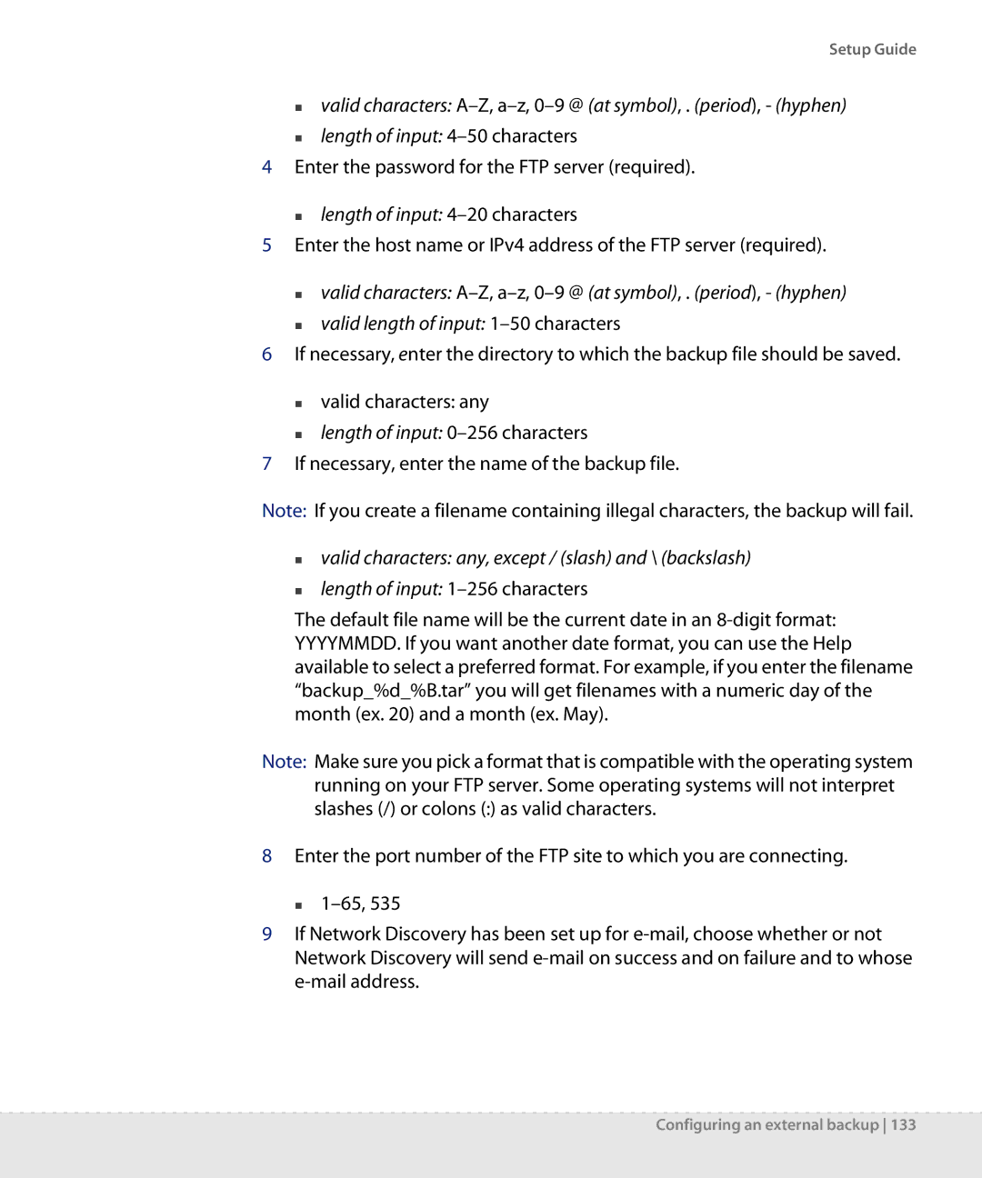 Dell DPND-523-EN12 manual „ length of input 4-20 characters 