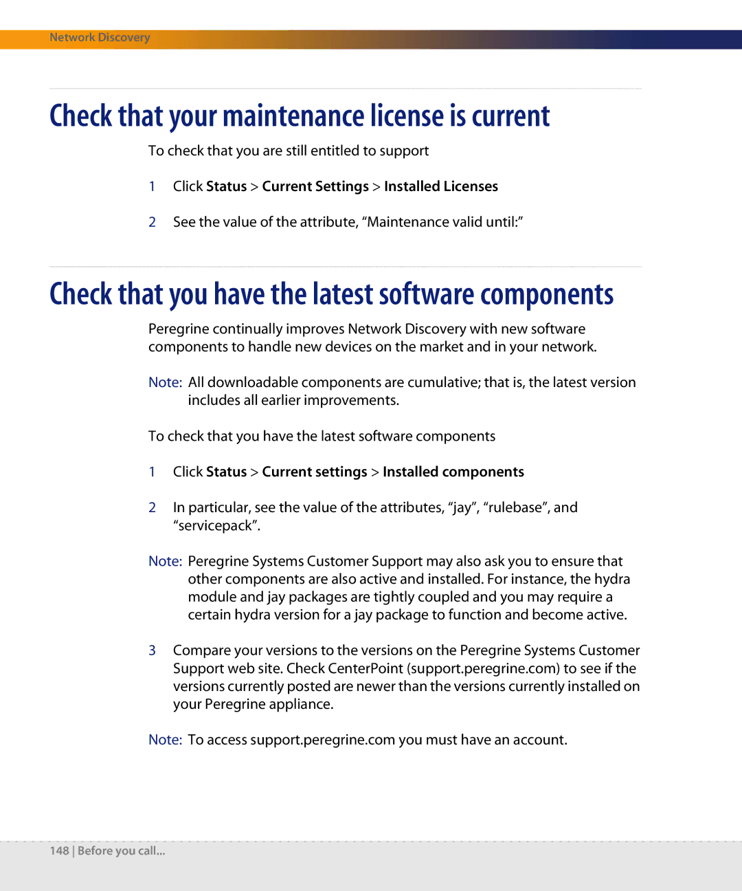 Dell DPND-523-EN12 Check that your maintenance license is current, Check that you have the latest software components 