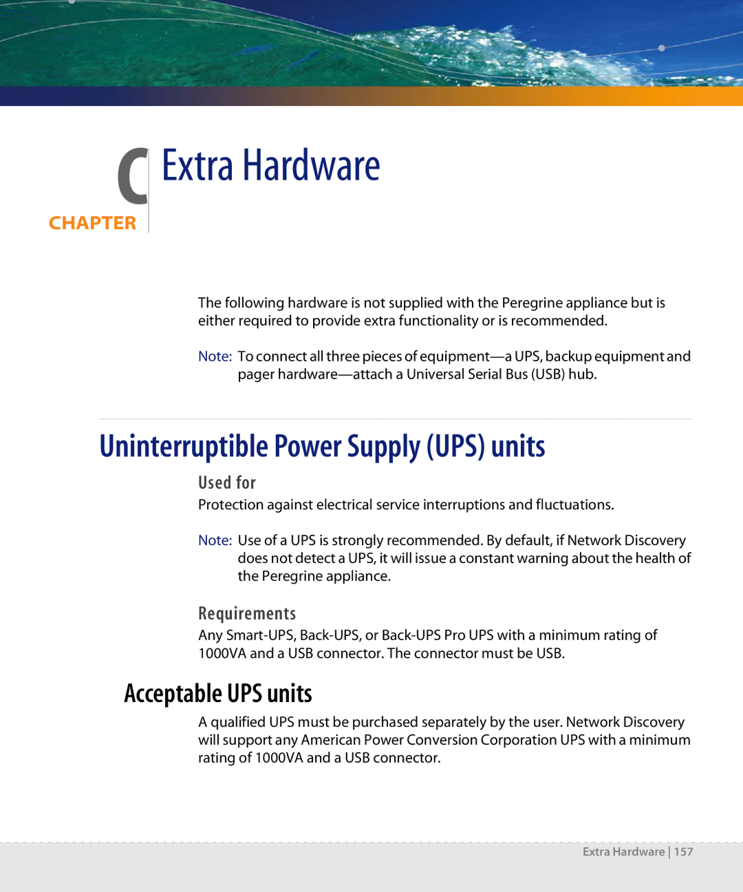 Dell DPND-523-EN12 manual Extra Hardware, Uninterruptible Power Supply UPS units, Acceptable UPS units 