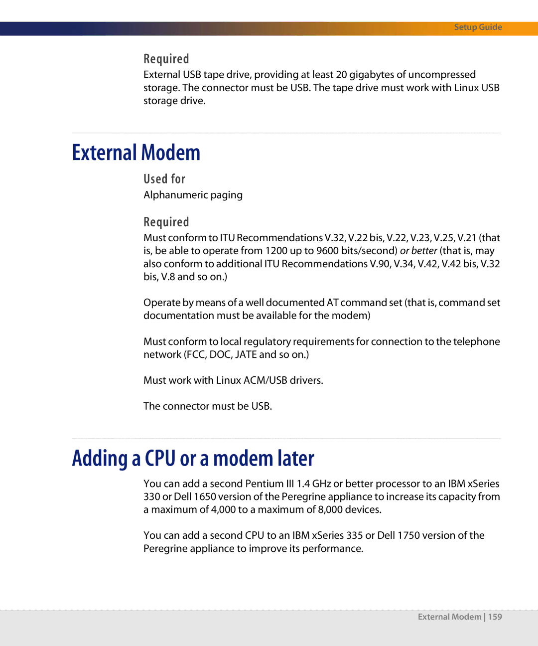 Dell DPND-523-EN12 manual External Modem, Adding a CPU or a modem later 