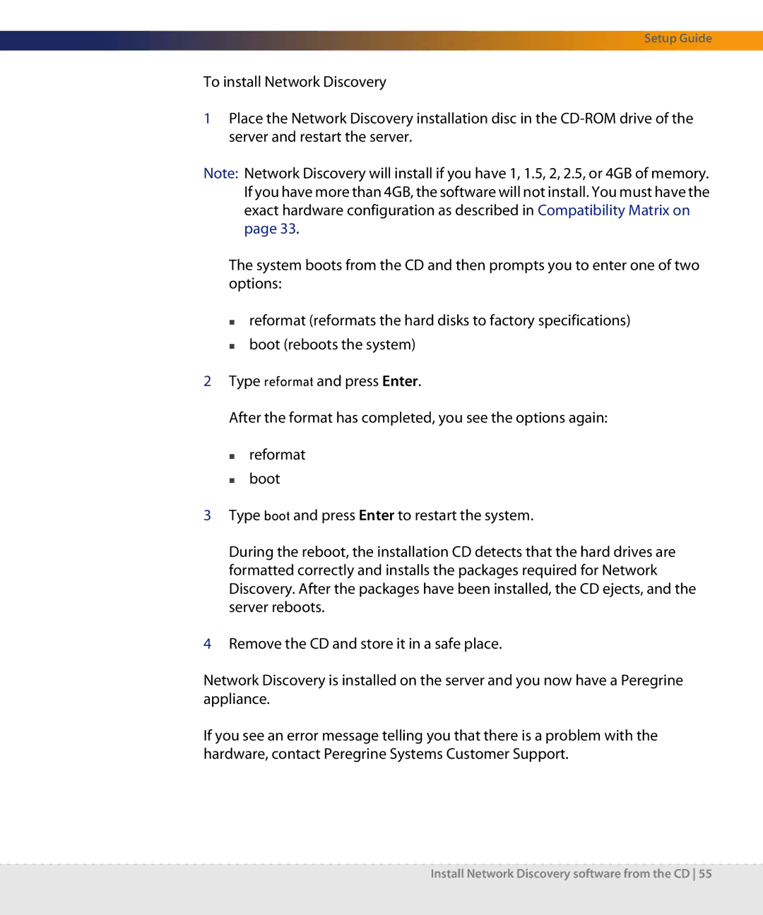 Dell DPND-523-EN12 manual Install Network Discovery software from the CD 