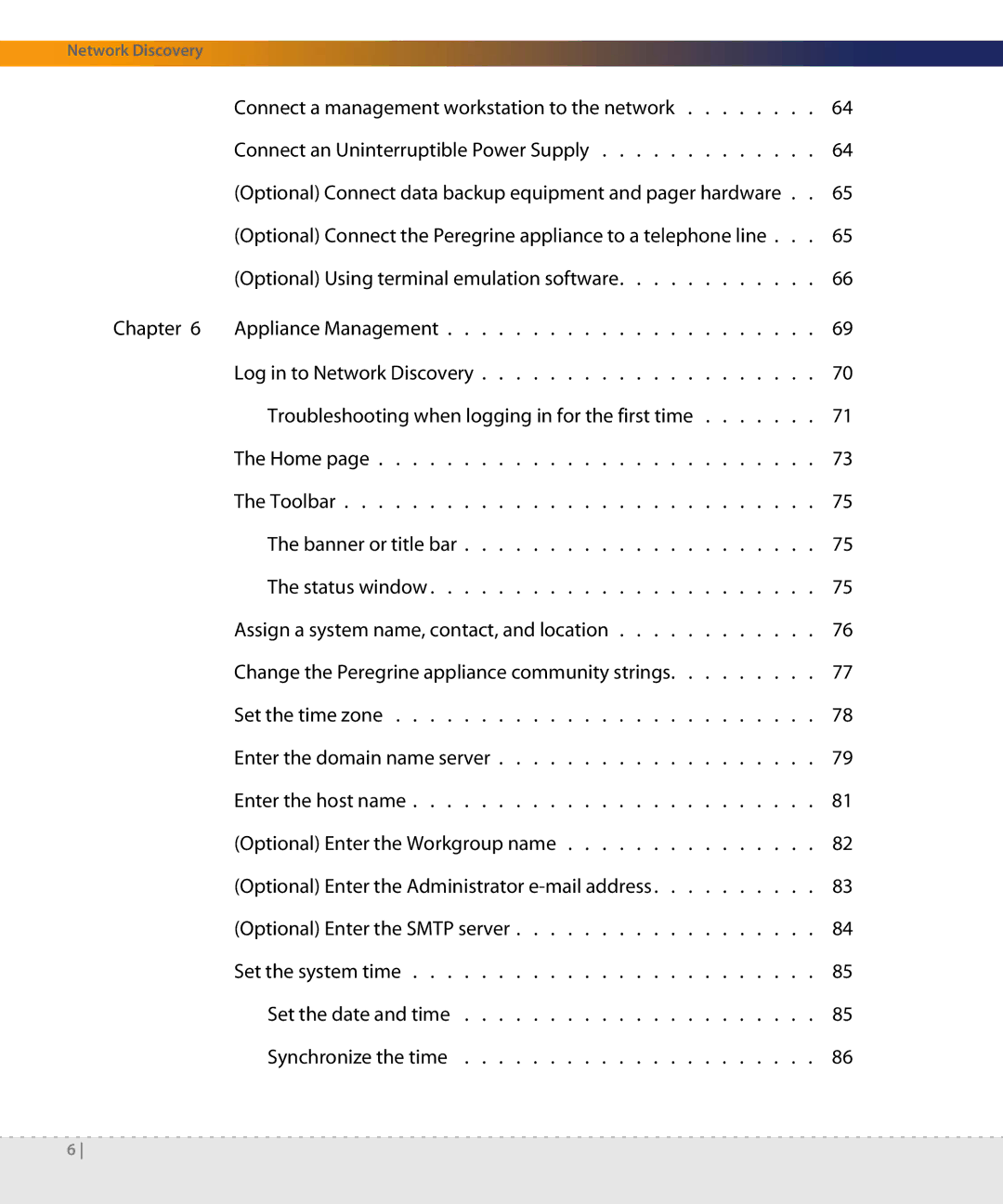 Dell DPND-523-EN12 manual Optional Connect the Peregrine appliance to a telephone line 