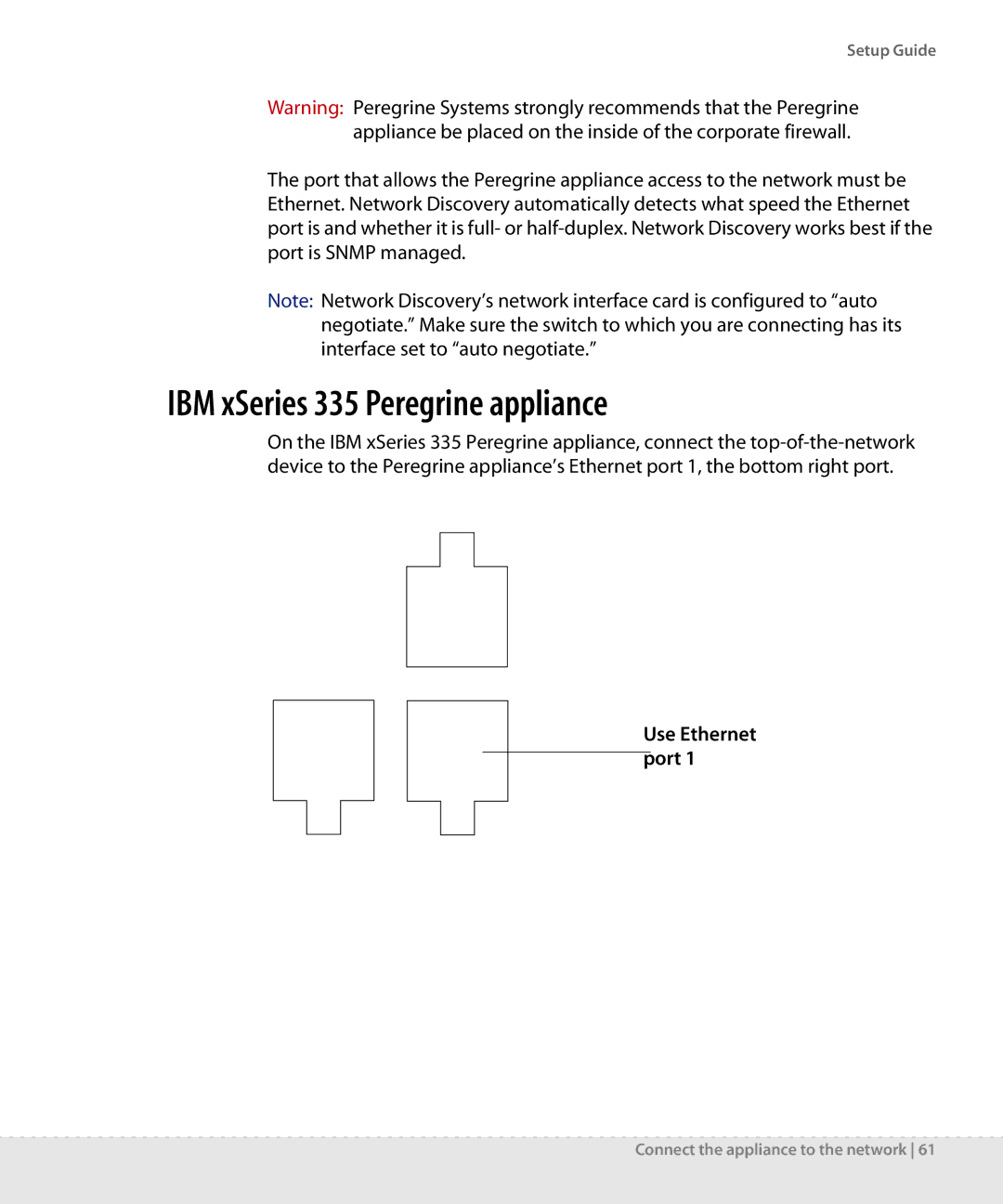 Dell DPND-523-EN12 manual IBM xSeries 335 Peregrine appliance 