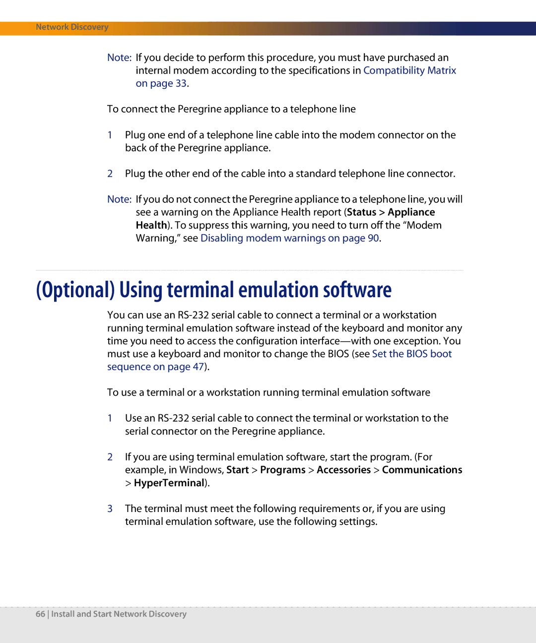 Dell DPND-523-EN12 manual Optional Using terminal emulation software 