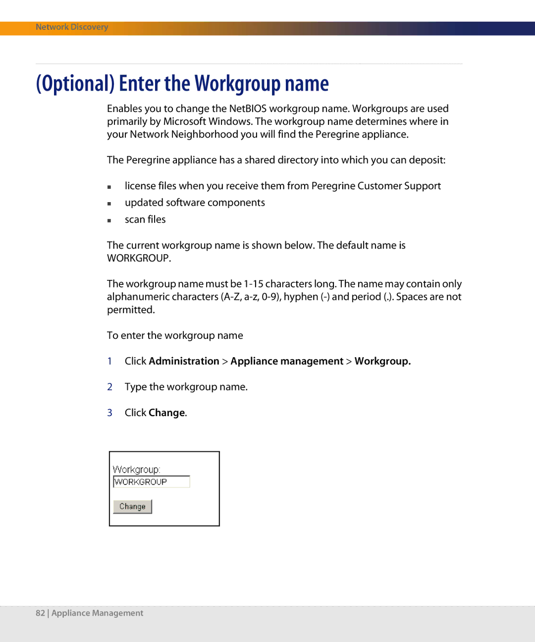 Dell DPND-523-EN12 manual Optional Enter the Workgroup name 