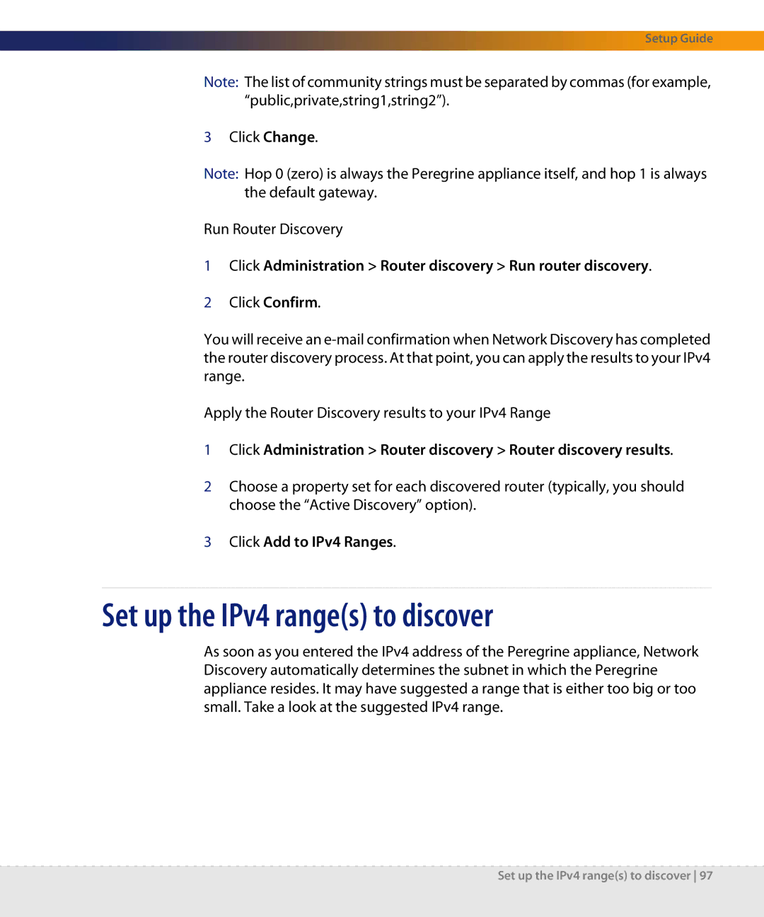 Dell DPND-523-EN12 manual Set up the IPv4 ranges to discover 