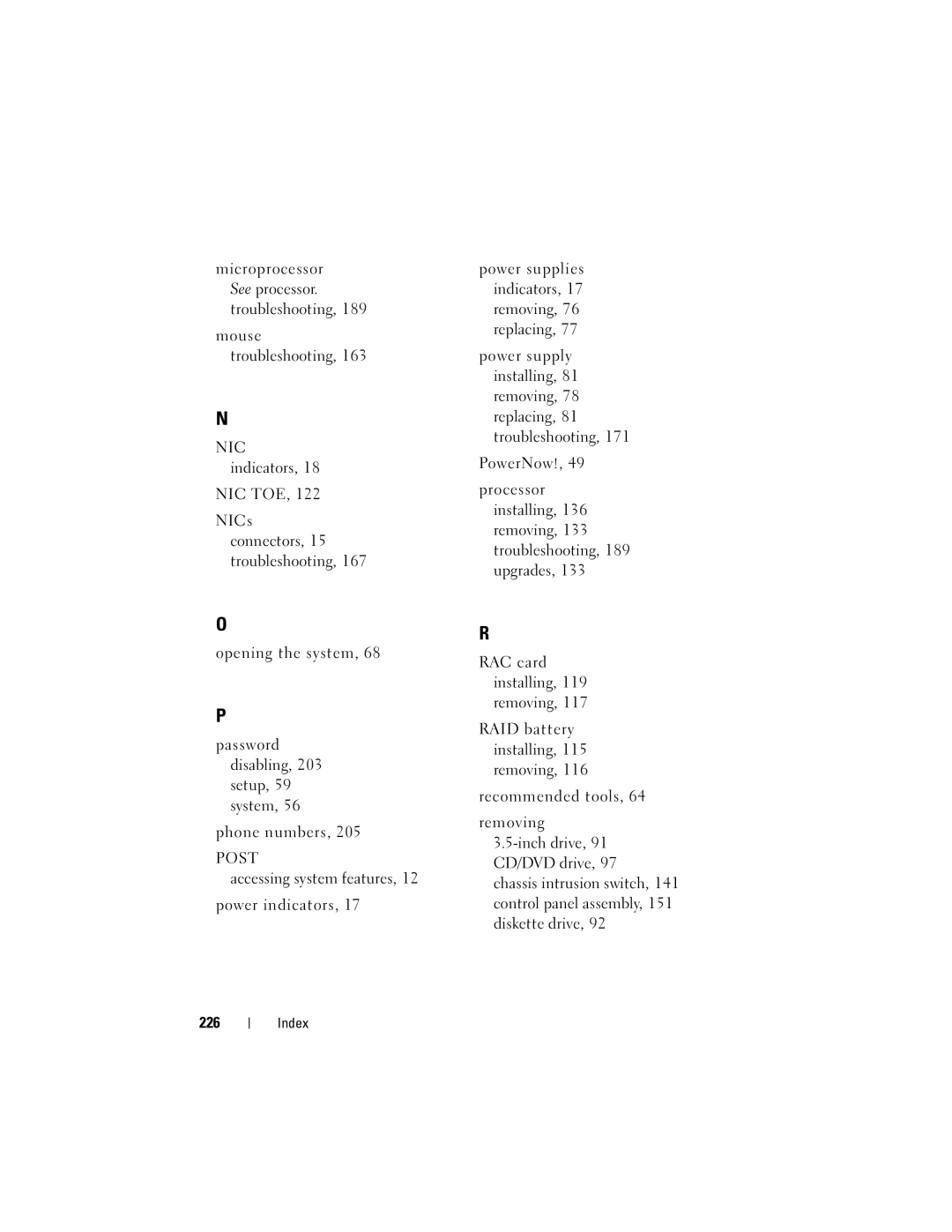 Dell DR715, T605 owner manual Post 