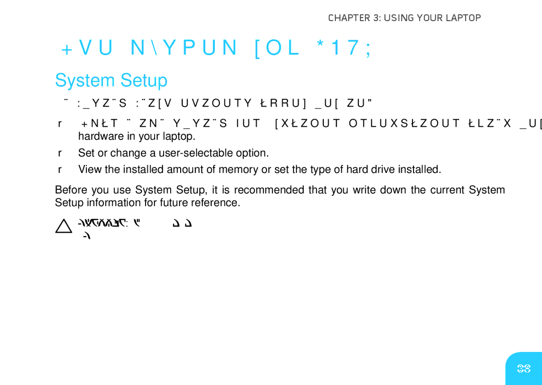 Dell P06T, DRF37 manual Configuring the Bios, System Setup 