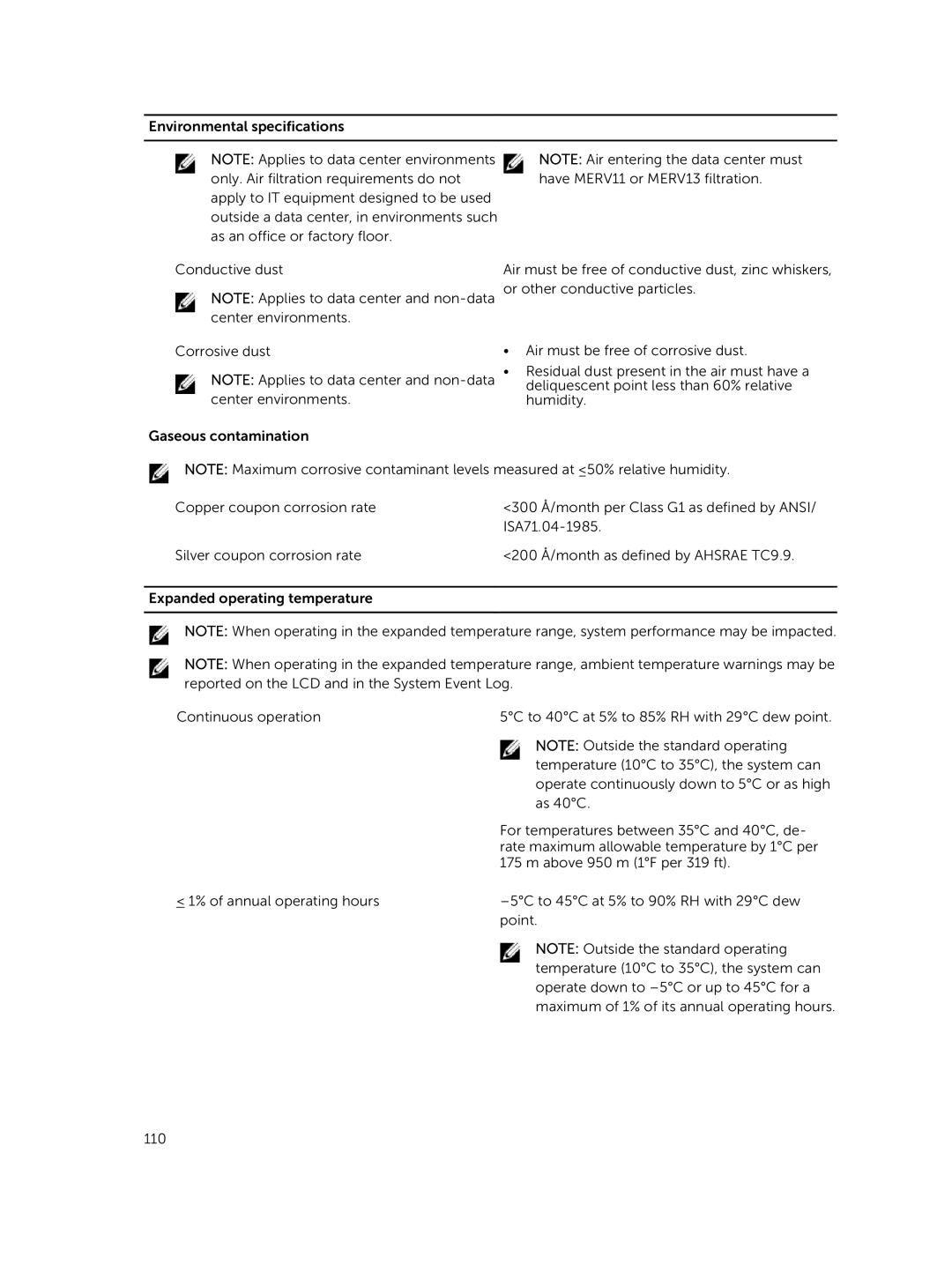 Dell E02B owner manual 110 