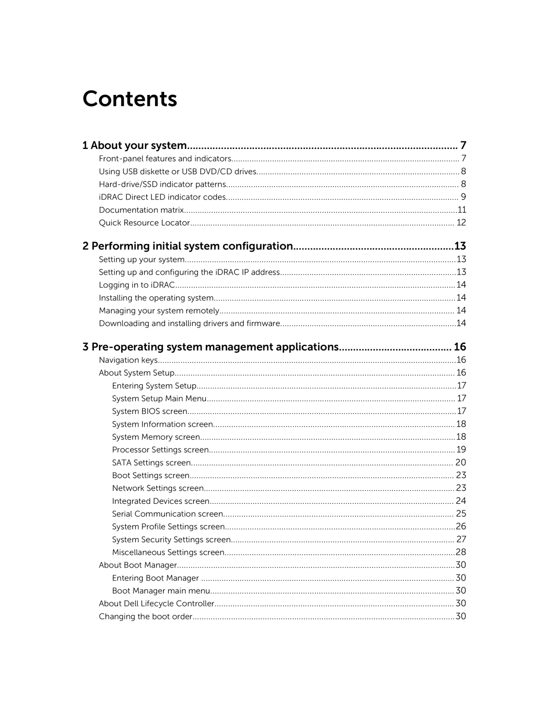 Dell E02B owner manual Contents 