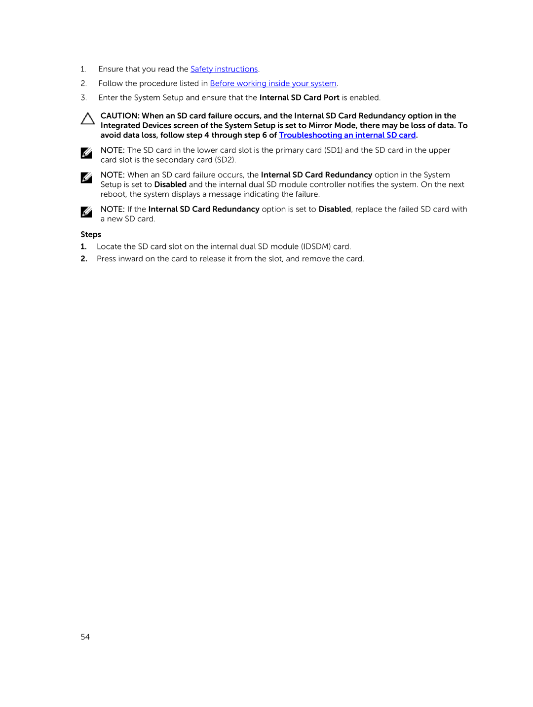 Dell E02B owner manual Ensure that you read the Safety instructions 