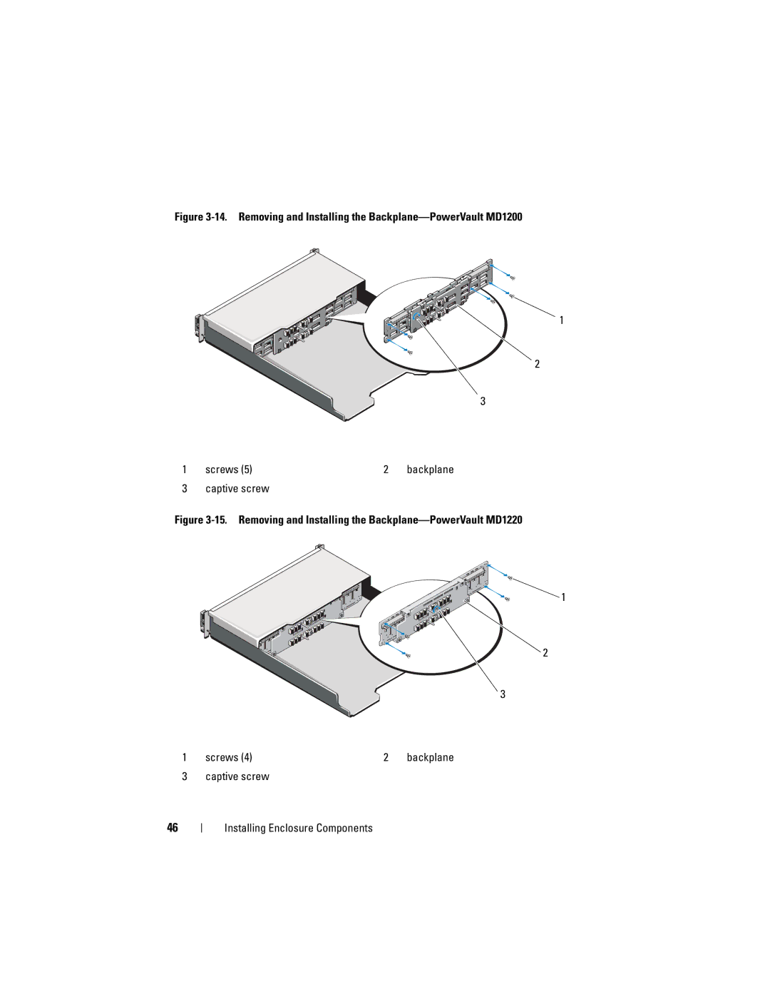 Dell E03J001, E04J001, E04J Series, E03J Series owner manual Captive screw 