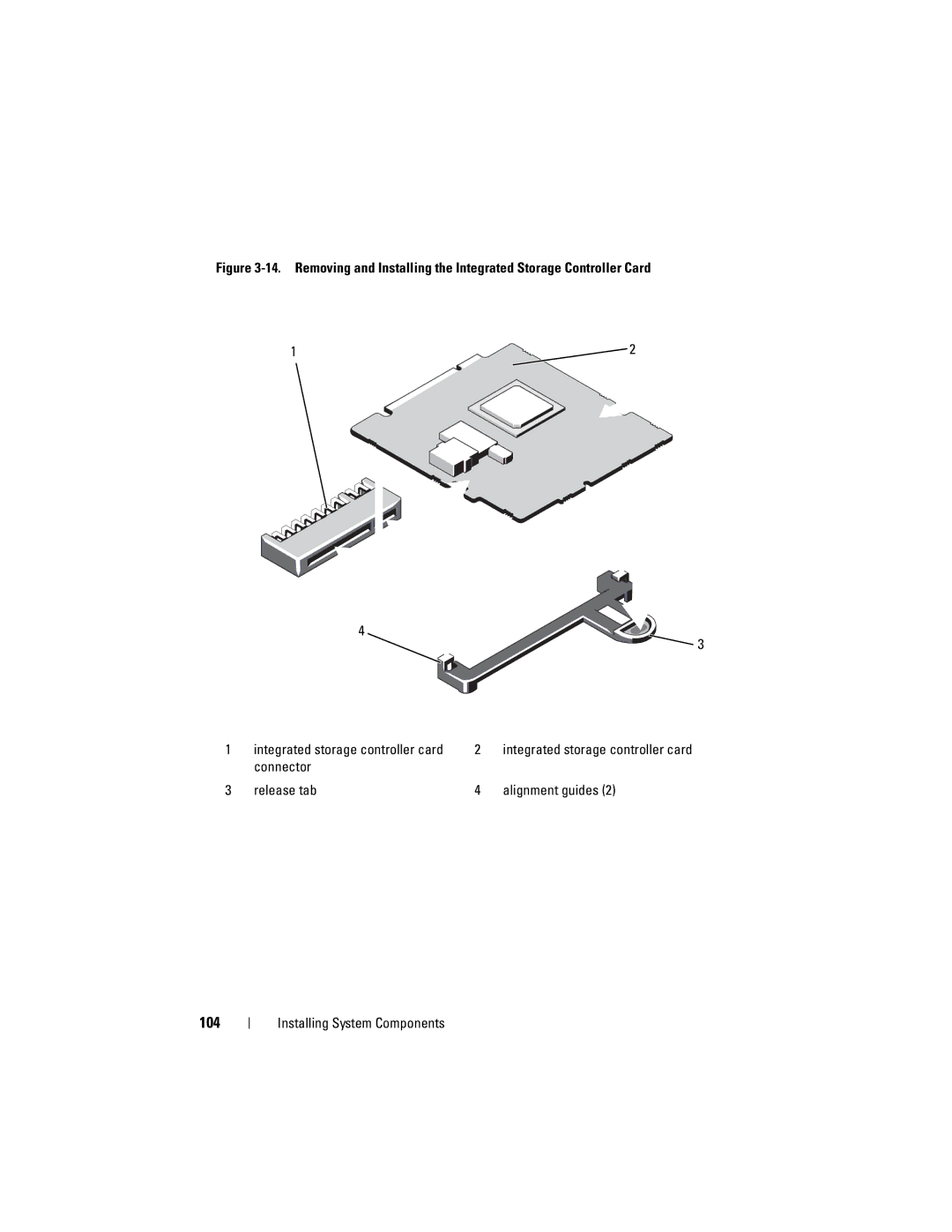 Dell E07S Series, E07S002 owner manual Connector Release tab Alignment guides 