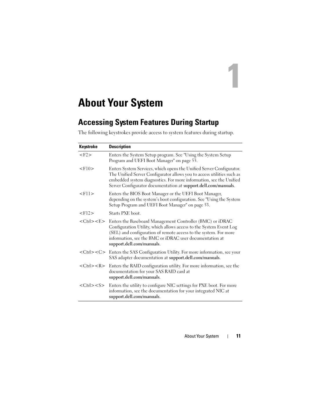 Dell E07S002, E07S Series owner manual Accessing System Features During Startup 