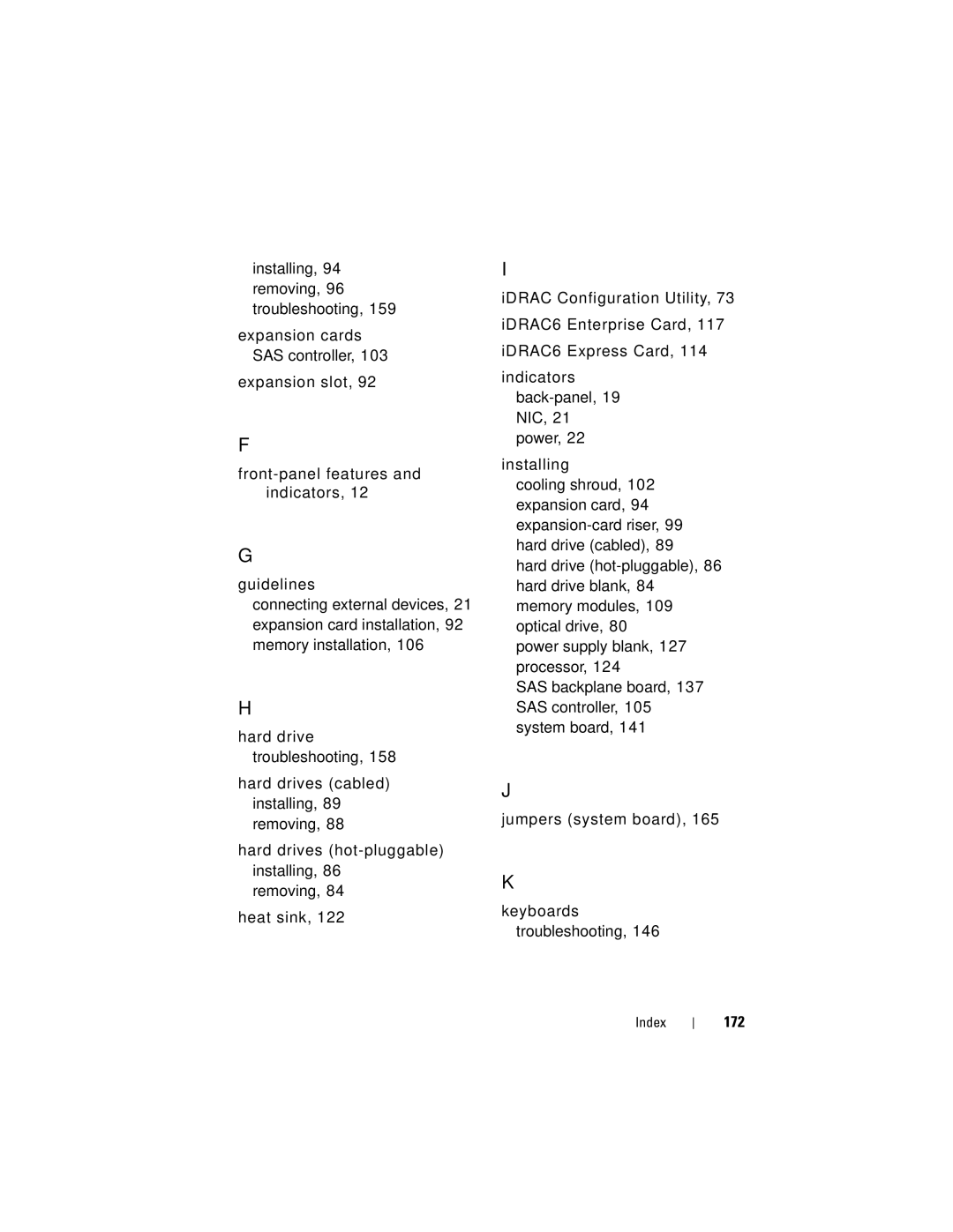 Dell E07S Series, E07S002 owner manual 172 