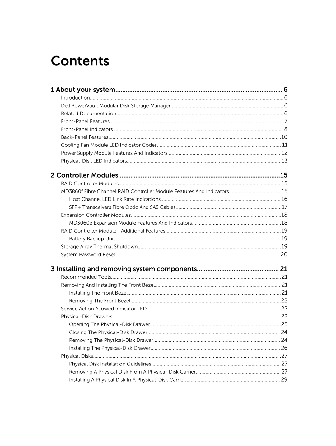 Dell E08J Series owner manual Contents 