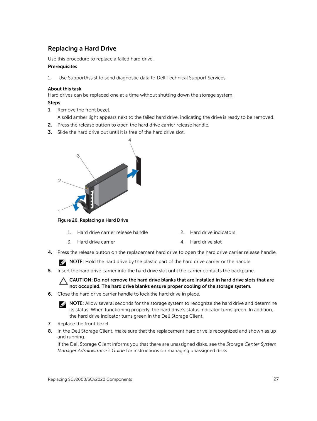 Dell E09J, E10J owner manual Replacing a Hard Drive 