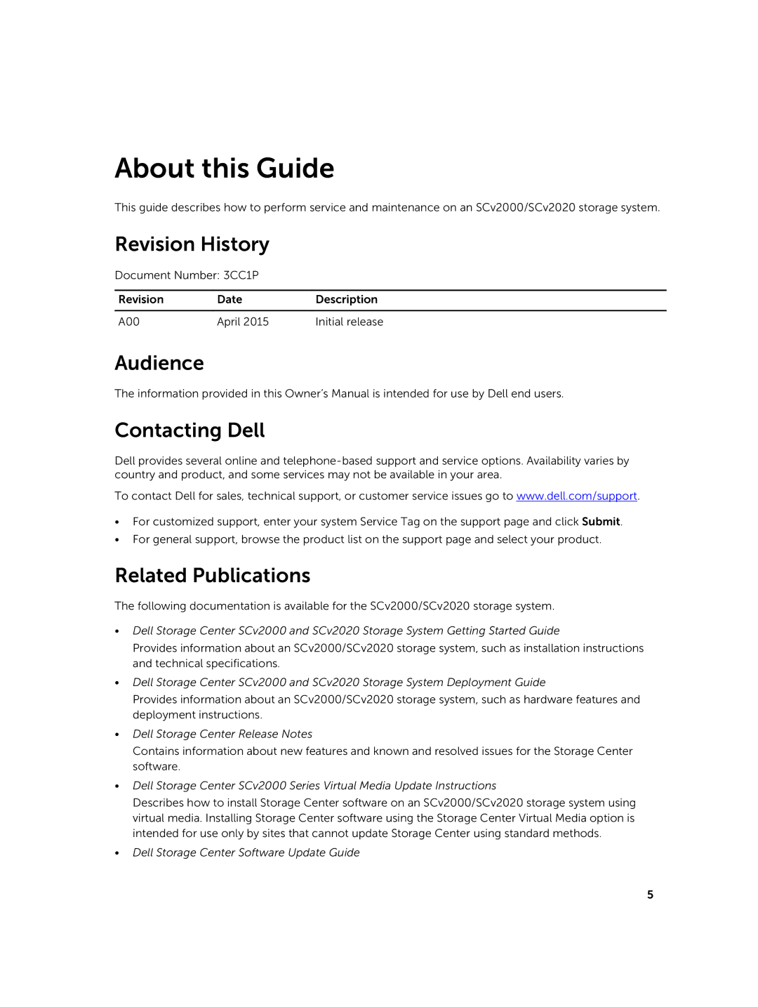 Dell E09J, E10J owner manual Revision History, Audience Contacting Dell, Related Publications 