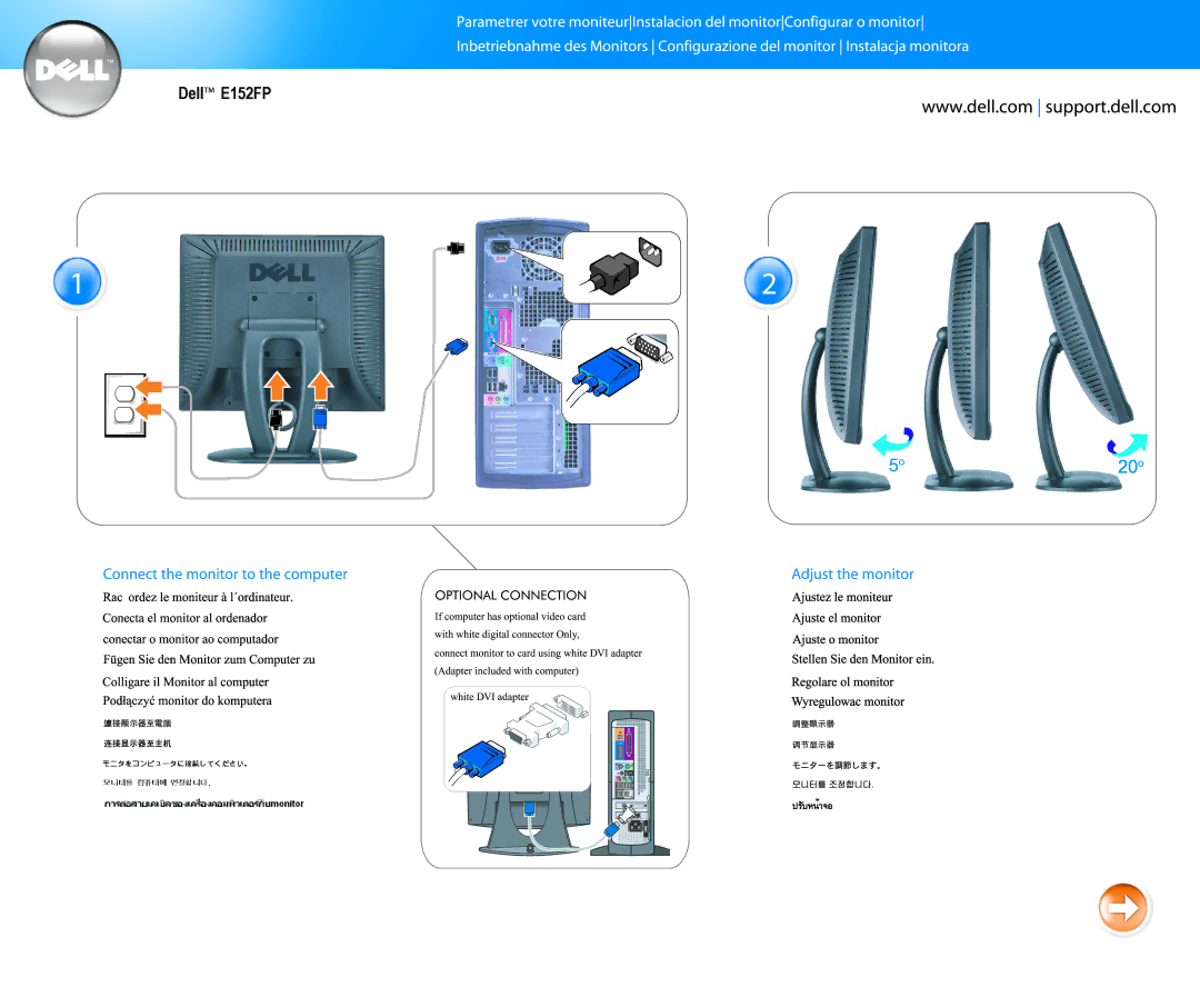 Dell manual Dell E152FP 