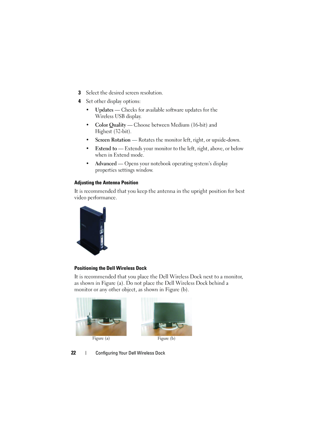 Dell 0HPCH, E16WD01001 user manual Figure a 