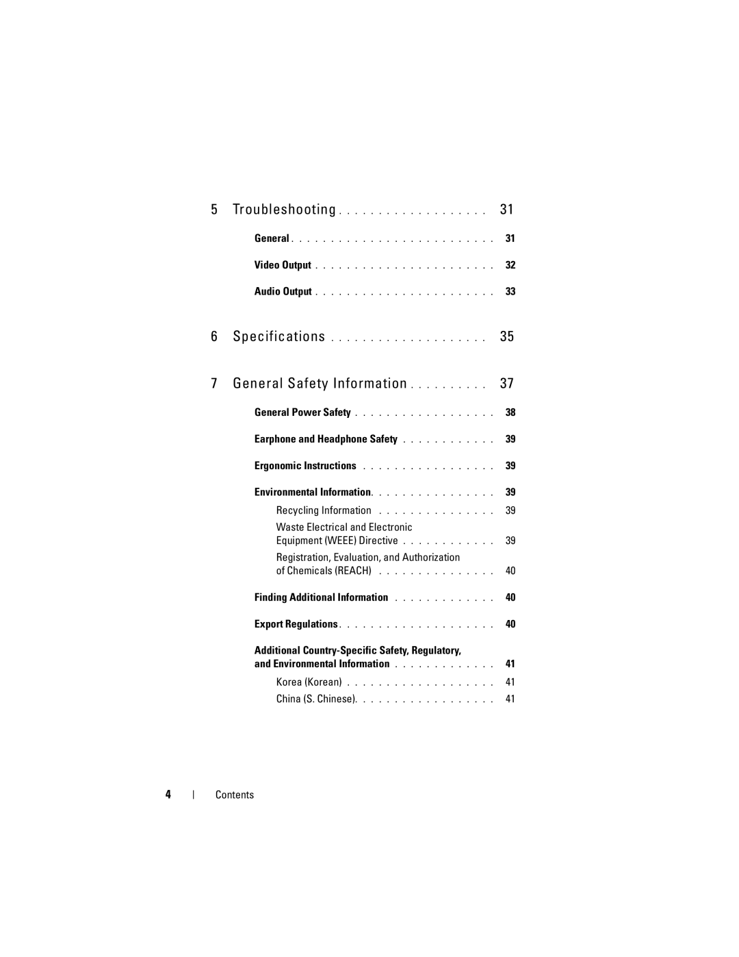 Dell 0HPCH, E16WD01001 user manual General Safety Information 