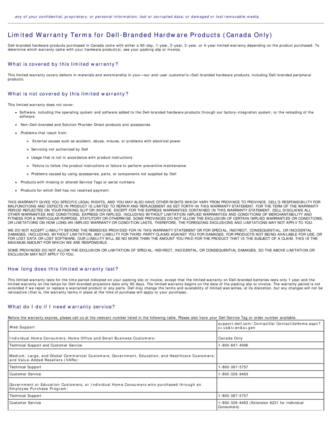 Dell E173FP specifications What is covered by this limited warranty? 