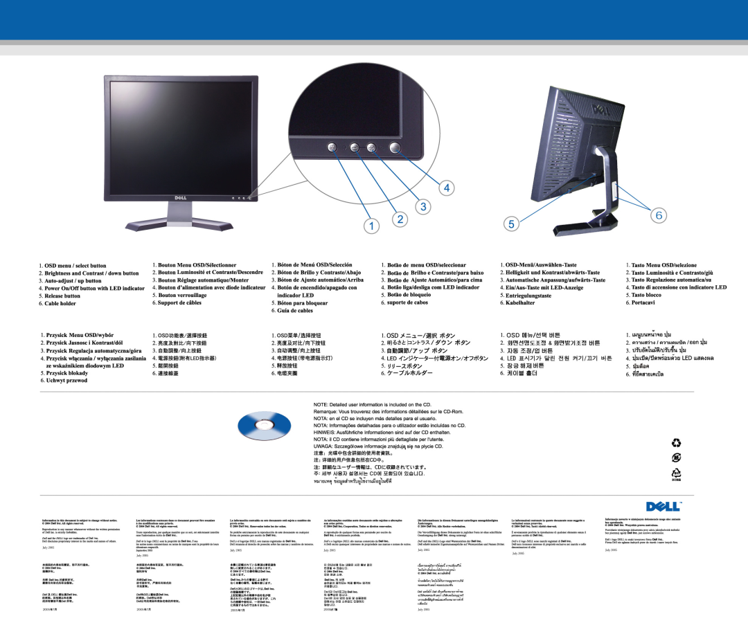 Dell E196FP manual 