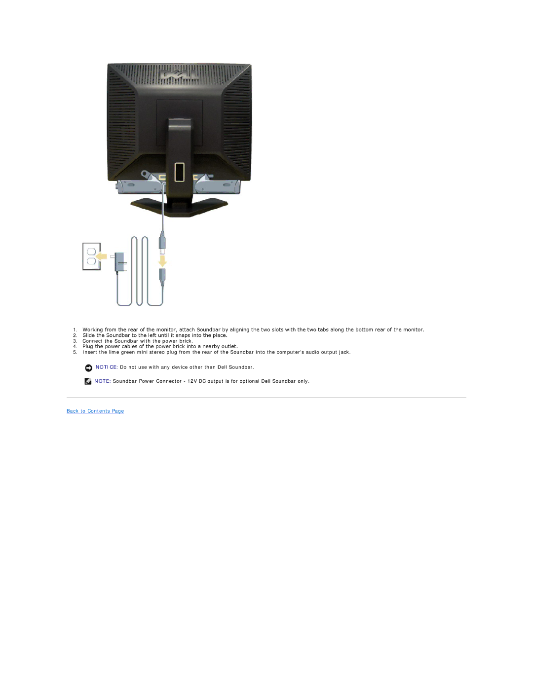 Dell E198FP appendix Back to Contents 