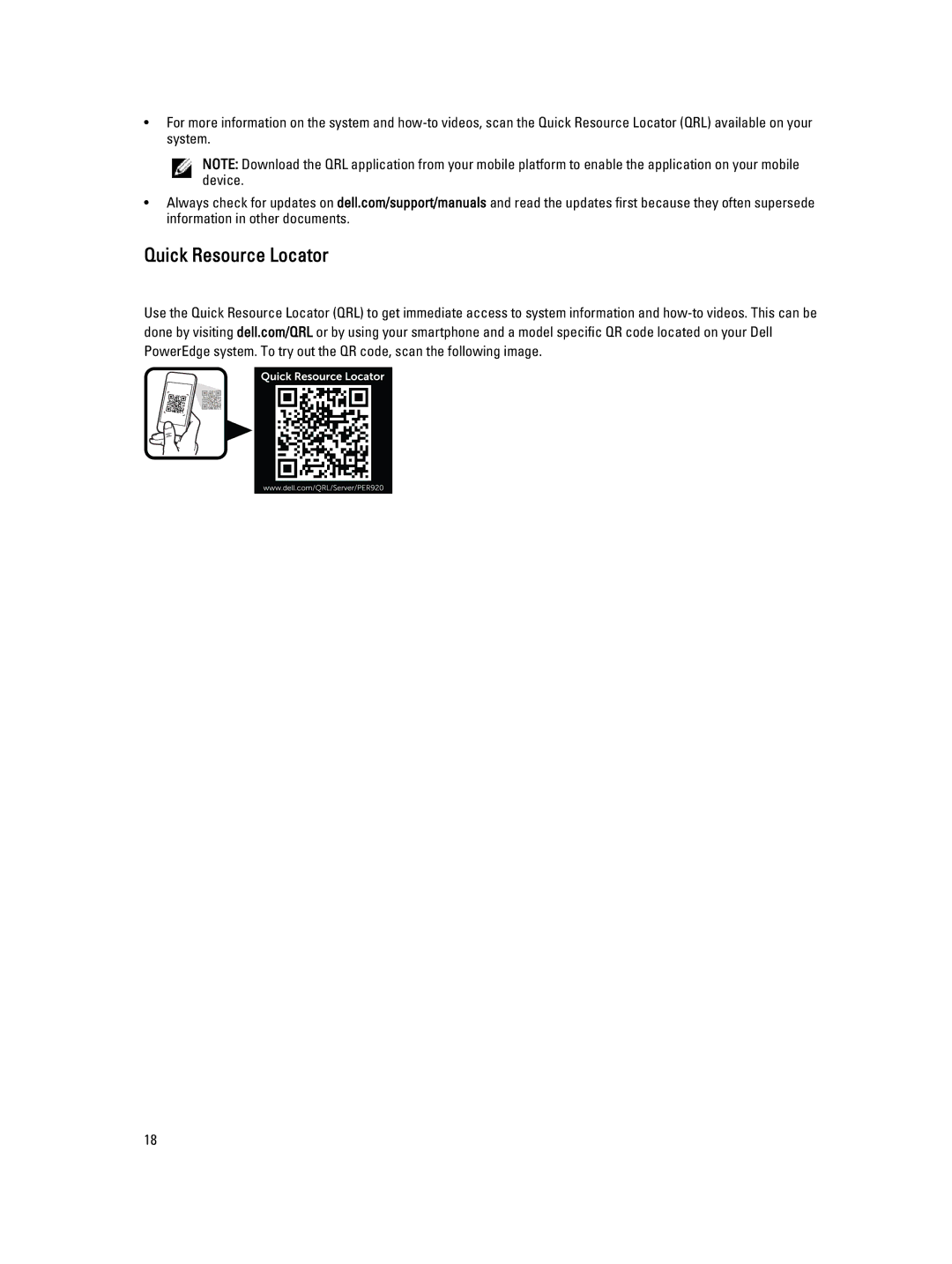 Dell E23S Series owner manual Quick Resource Locator 