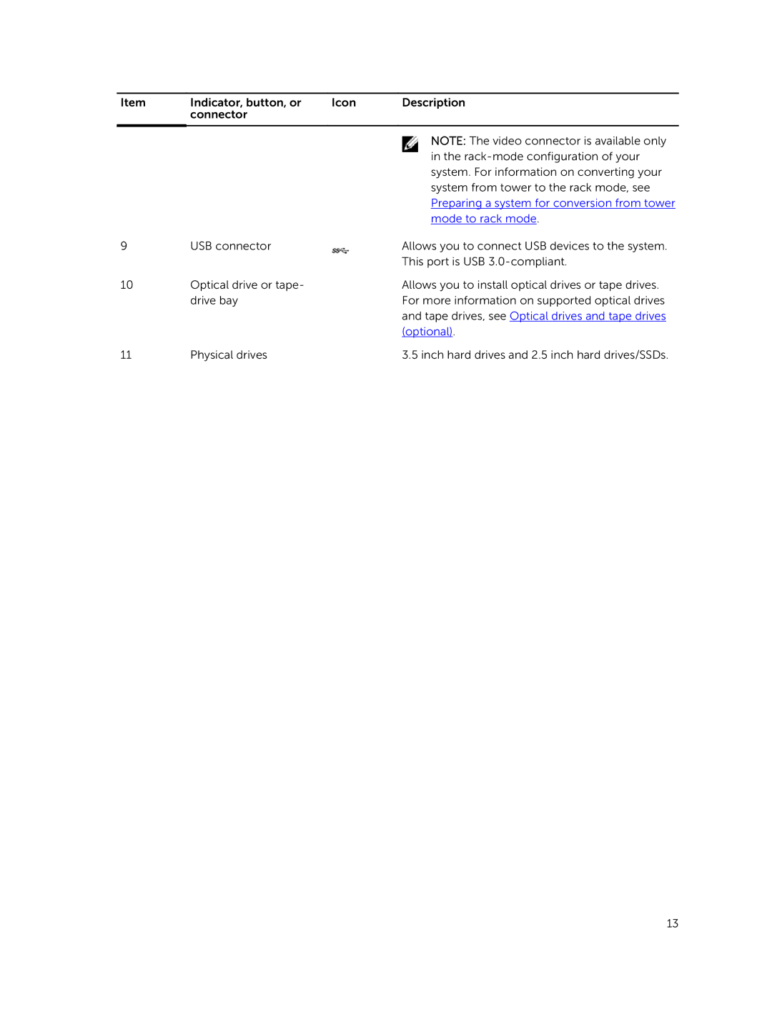 Dell E30S owner manual Preparing a system for conversion from tower 