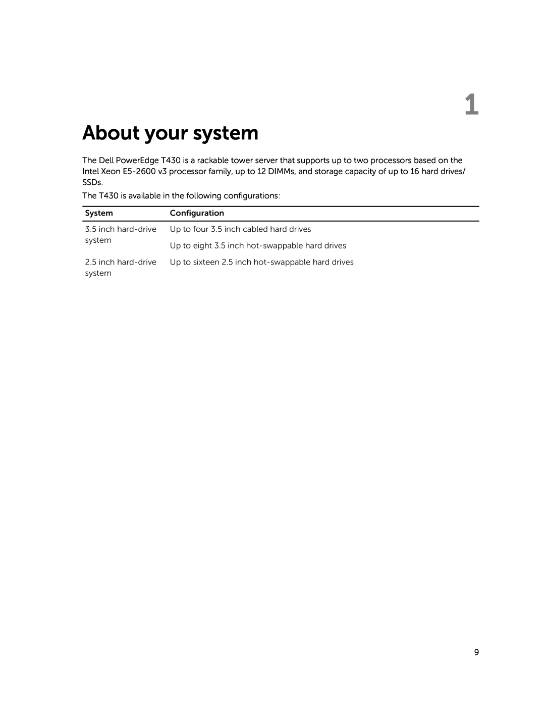 Dell E30S owner manual About your system 