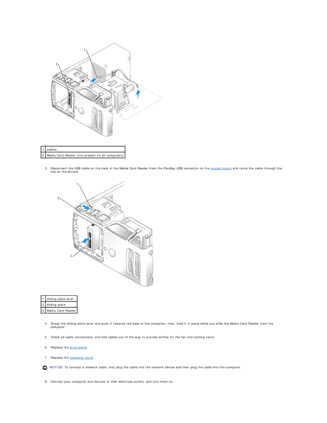 Dell 3100, E310 specifications Replace the computer cover 